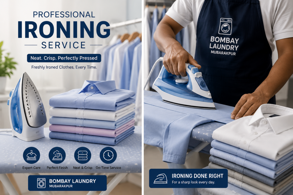 Professional ironing service in Mubarakpur
